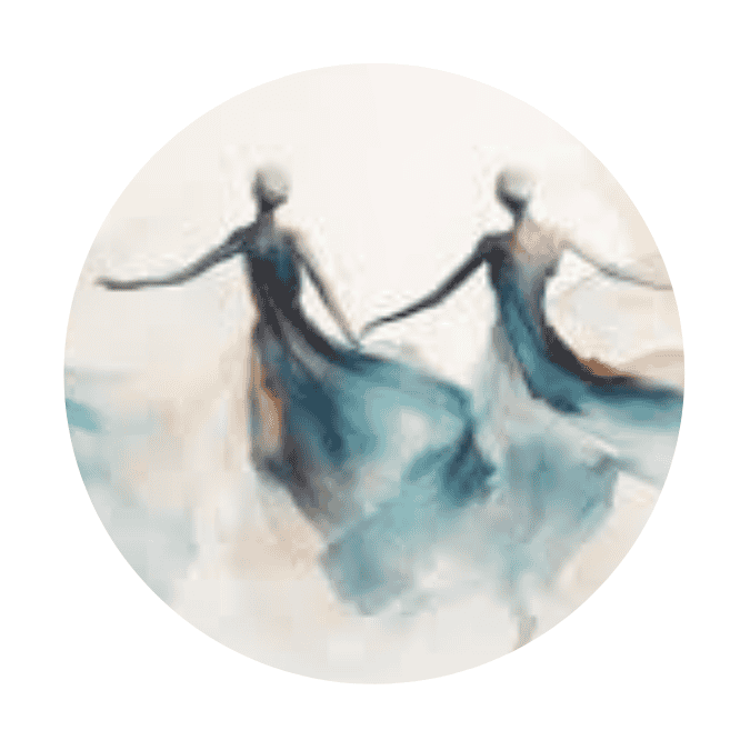 illustration of two dancers